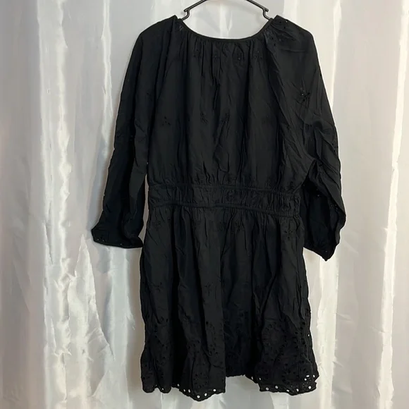 Women’s black dress with pockets  2231 - Picture 2 of 4